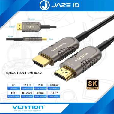 Vention Kabel HDMI Fiber Optic Active 2.1 Male to 8K UHD 1.5m 3m 5m 5 meter