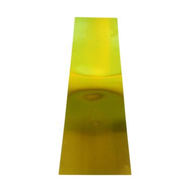 Mulyocreative Plat Kuningan Lembaran [120 cm X 36.5 cm/ Tebal 3 mm] Emas