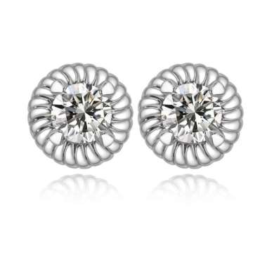 Meler Earrings - Anting Moissanite Diamond by Her Jewellery GRA