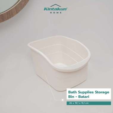 Kintakun Home Kotak Peralatan Mandi Batari Toiletries Organizer Putih