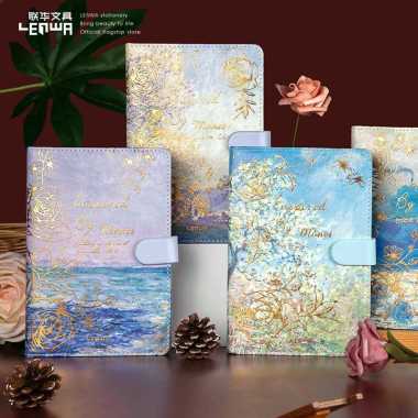 Buku Notebook Motif Notebook Inspired By Monet |Daily Diary Book