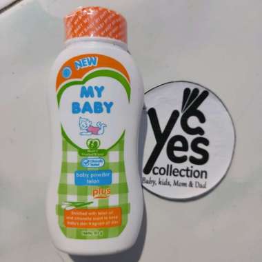 My baby bedak tabur anak my baby powder bayi anak kemasan 50gr kecil 50 gr My Baby Plus