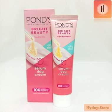 Ponds Bright Beauty Serum Day Cream 20/40 gr / Pelembab Wajah Ponds ukuran besar (kemasan baru Brigh