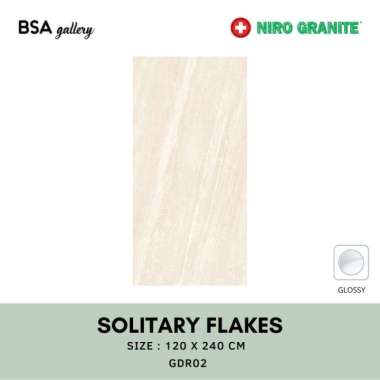 NIRO GRANITE BIG SLAB 120X240 SOLITARY FLAKES / GRANIT LANTAI DINDING