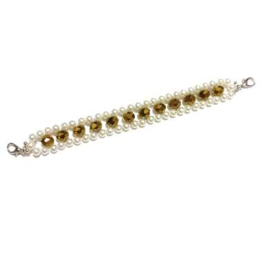 Mask Connector Strap Extender Hijab Konektor Laura Crystal Diamond Pearl Glamour Luxury Anyam Krista