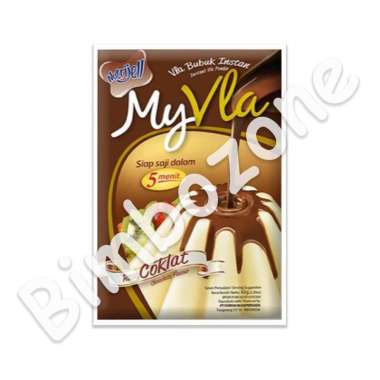 Bimbozone - MY VLA COKLAT - Nutrijell my fla instant my vla instant nutrijel bubuk instan pelengkap 
