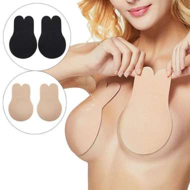 WIMIU BH Tempel Nipple Cover Pad Bulat Bra Tempel Push up Kelinci 033672 Brown XXL