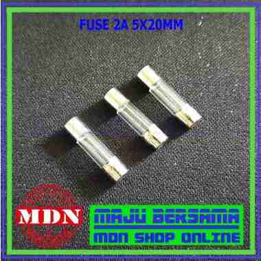Fuse 2A 250V - Sekering 2A 250V 5X20 Mm