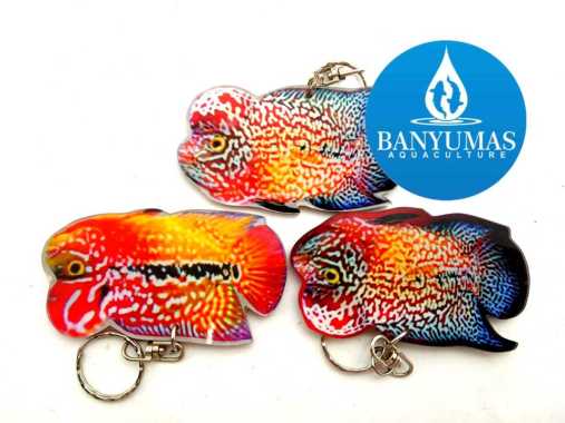 wayang louhan gantungan kunci tebal acrilik akrilik