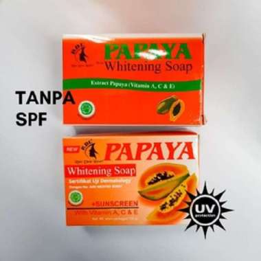 Sabun Papaya Pepaya RDL Whitening Soap with Sunscreen 135 gr 135 gr