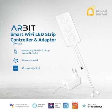 ARBIT Smart WiFi LED Strip Controller & Adaptor for 10 Meter