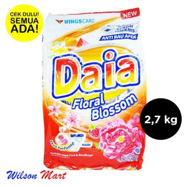 Promo Harga Daia Deterjen Bubuk Bunga 2700 gr - Blibli