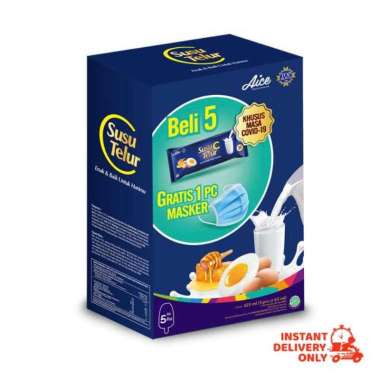 Promo Harga AICE Ice Cream Susu Telur per 5 pcs 65 ml - Blibli