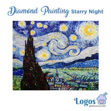 Starry Night 5D Full Drill Diamond Painting Embroidery DIY Cross