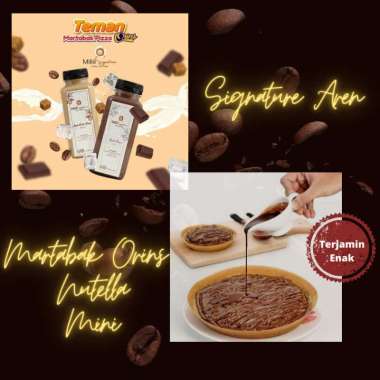 Martabak Pizza Orins Manis Topping Nutella & Aren Latte 250ml Jumbo