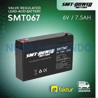 BATTERY SAMOTO SMT067 - 6V 7.5AH