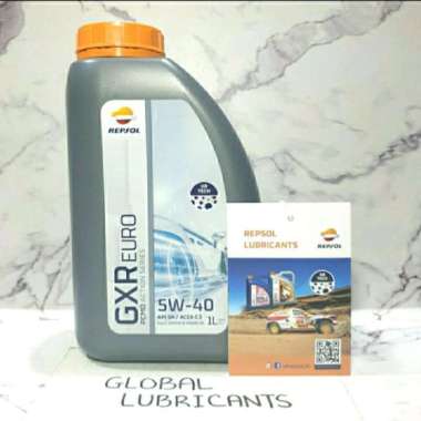 Repsol GXR Euro 5W-40 1 Liter API SN ACEA C3 (Oli Fully Synthetic Bensin/ Diesel)