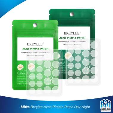BREYLEE ACNE PIMPLE PATCH DAY OR NIGHT / STIKER JERAWAT SIANG & MALAM Paket Siang + Malam