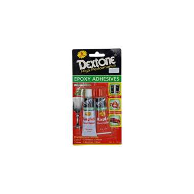 Lem besi clear Dextone Epoxy Rapid Clear 5 menit 30gr