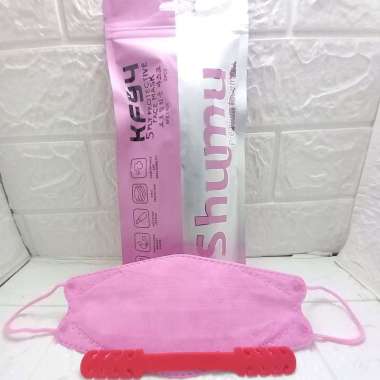MASKER DEWASA KF94 SHUMU ISI 10PCS/PACK pink