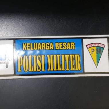 Stiker Embos panjang Polisi militer |Stiker Polisi militer timbul