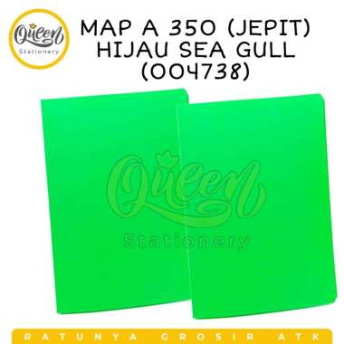 MAP AF 350 (SNEL) SEA GULL / MAP JEPIT / MAP ARSIP HIJAU 004738