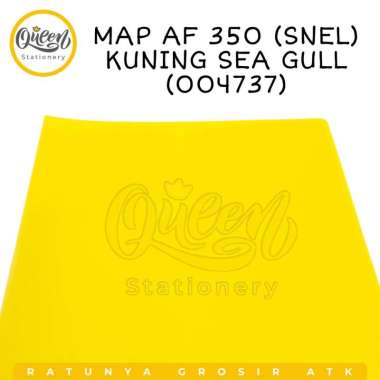 2 PCS MAP AF 350 (SNEL) SEA GULL / MAP JEPIT / MAP ARSIP KUNING 004737