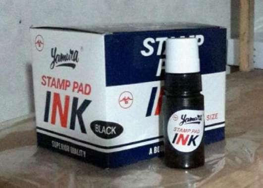 Tinta Yamura Stamp Pad Ink King Size 50 Cc Biru