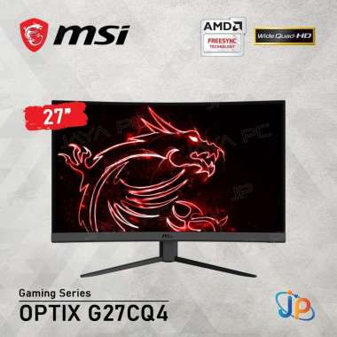 Monitor MSI LED Gaming Optix G27CQ4 Curved Wide Screen HD 27" Inch
