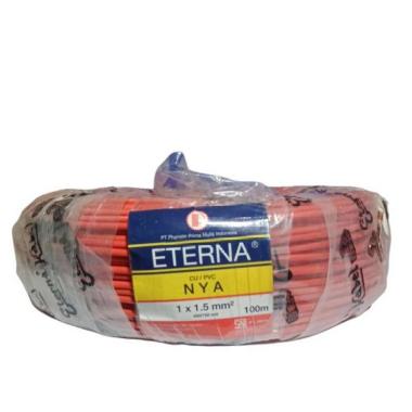 Kabel Listrik Eterna - NYA 1x1.5 mm² (100M) Merah 100 M