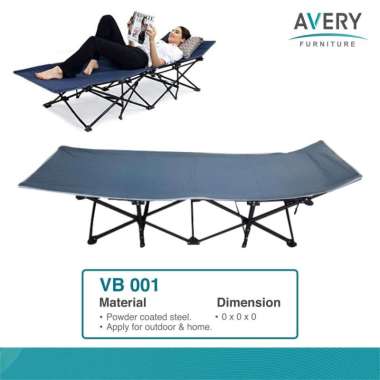 Avery - VB01 - Folding Bed Portable / Ranjang Lipat / Kasur Lipat Velbed