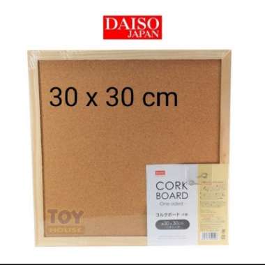 Daiso Cork Board-Pinboard-Soft Board.Papan Tempel Mading Multicolor