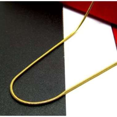 1901 Jewelry Kalung Emas Pria / Wanita Lapis Emas 18K