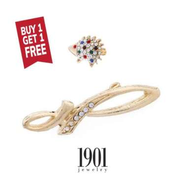 1901 Jewelry Buy 1 Get 1 Bros Lapis Emas - bow