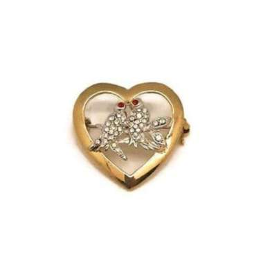 1901 jewelry Bros Lovebirds Lapis Emas