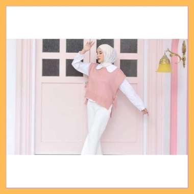 Rompi Rajut Tali / Andin Vest Knit / Rompi Tali Wanita / Rompi Tali Samping / Rompi Korean Style / V