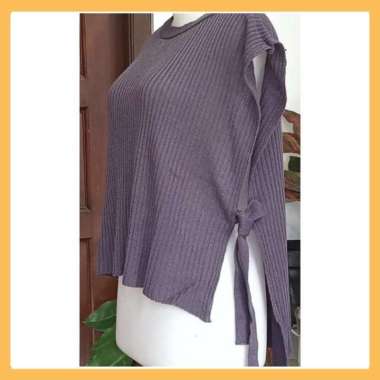 Rompi Rajut Tali / Andin Vest Knit / Rompi Tali Wanita / Rompi Tali Samping / Rompi Korean Style / V