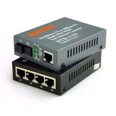 Netlink HTB-3104 1fo in 4Lan Port Sepasang