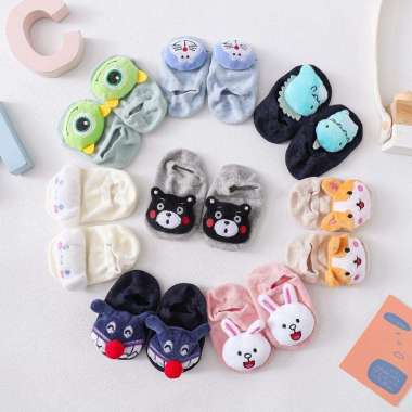 Kaos Kaki ANAK Bayi Boneka 3D ANTISLIP/Kaos Kaki lucu BABY SOCK PART 2 NO 21-36 35 Piglet S
