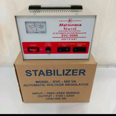 stabilizer matsunaga 500 watt/matsunaga travol 500VA