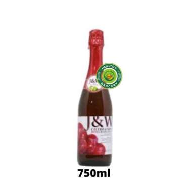 J&W Celebration Rose Grape Sparkling Juice 750ml