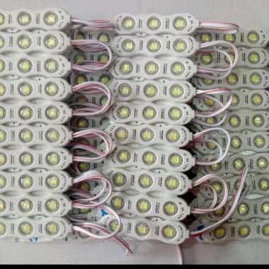 lampu led module samsung 3 mata 1.5 watt DC 12 V cahaya putih