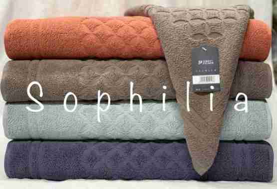 keset kaki handuk export terry palmer hotel diamond 45x65 tebal serap Coklat