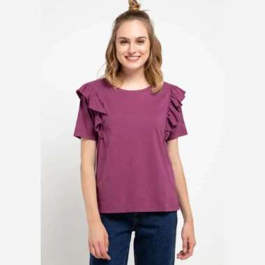 Promo Giordano Women's Ruffle Sleeve 