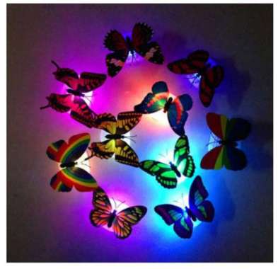 Butterfly LED Lamp - Lampu Hias LED Kupu Kupu Dekorasi Kamar