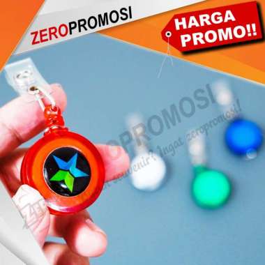 Yoyo Id Card Transparan Cetak Logo Custom Termurah