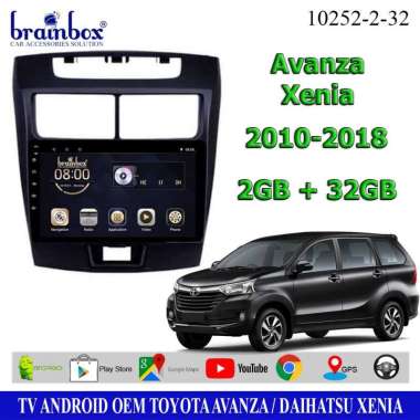 TV OEM Android Avanza Xenia Headunit Tape Mobil TV Mobil 2GB + 32GB