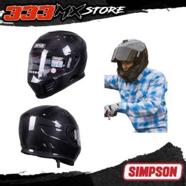 HELM SIMPSON VESNOM GHOST BANDIT CARBON HELM FULL FACE SIMPSON CARBON XL