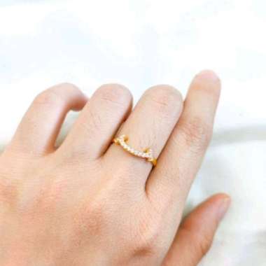 Cincin emas asli kadar 875 model markis