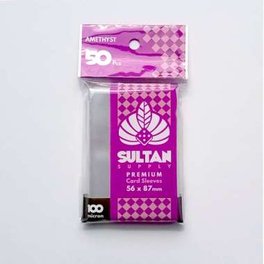 Sultan Supply 100 Micron 56x87mm Premium Card sleeves 50 Pcs / pack (Amethyst)